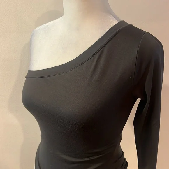 Polo Ralph Lauren Jersey One-Shoulder Bodysuit - Picture 4 of 6